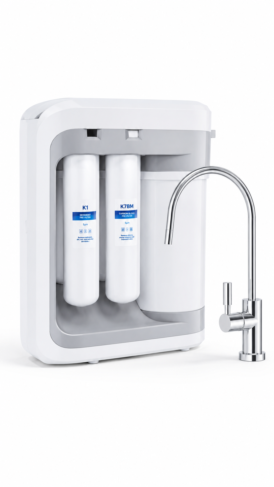 Aquaphor DWM-202S Pro, система зворотного осмосу з краном
